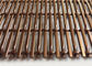 Stoffen 2mm van het roestvrij staal Architecturale Netwerk Weft Kleur van de Diameterkoffie