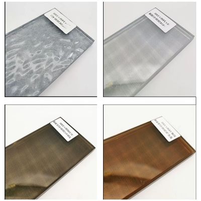 5 + 5 Mm-Draad Mesh Laminated Glass Architectural Applications