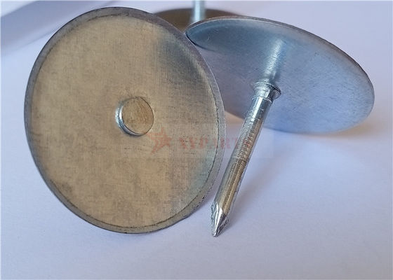 12 Gauge condensator discharge cup head weld pins voor het bevestigen van isolatie op een metalen oppervlak