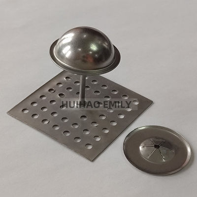 50 mmx50 mm geperforeerde basis isolatie hanger pinnen met zelfvergrendelende wasmachine