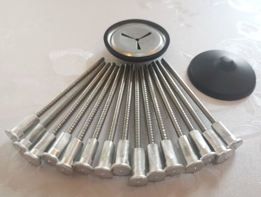 3mm X 65mm de Spelden Bi Metaalspelden van het Nagellassen met 6 X 15 Geïsoleerde Hoofden van Mm Aluminium