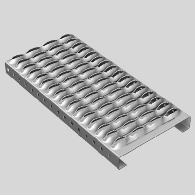 Geperforeerde aluminium architectonische gaaspanelen voor Grip Strut roosterplatforms