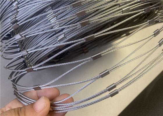 2mm 316 Grade Flexibel Roestvrijstalen Touwgaas Voor Dierenverblijven in de Dierentuin & Vogelnetten
