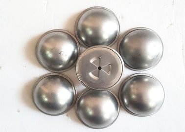 12 Gauge Aluminium Koepelkap 1-1/2" Met Roestvrijstalen Zelfborgende Ring Ingevoegd