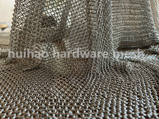 7mm Od Roestvrij staal Mesh Curtain Chain Mail Small Ring For Wall