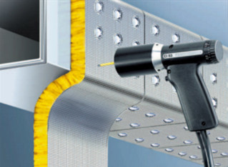 1-1/2" koper gecoate staal CD stud lasser isolatiepenen voor leiding bekleding werk