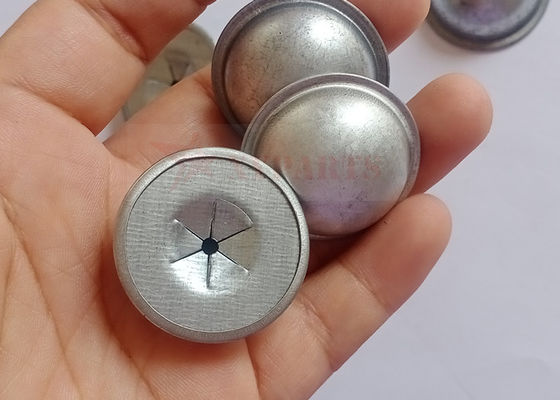7/8" ruiten met koepel van roestvrij staal voor isolatiepenen van 14 gauge