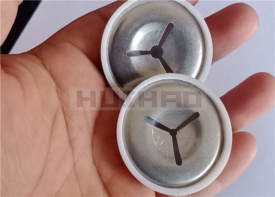 7/8" ruiten met koepel van roestvrij staal voor isolatiepenen van 14 gauge