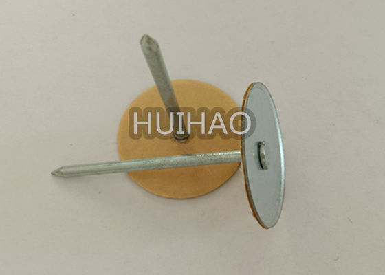 2.7mm Dia Condensator Ontladings Cup Head Pins & Papieren Ring voor het Bevestigen van Isolatie