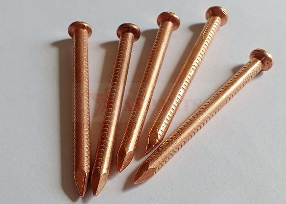 Koperen beklede stalen condensator ontlading laspinnen 3x65 mm voor isolatie bevestiging op verschillende metalen