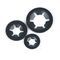 m2 Interne Tand Star Lock Spring Quick Washer Push On Speed Nut assortiment