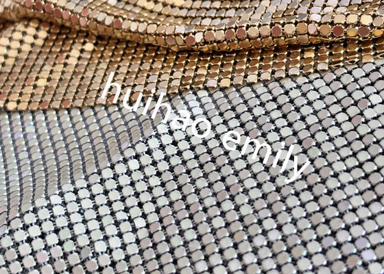 8x8mm Glanzend Aluminium Sequin Metalen Mesh Gordijn Voor Decoratie