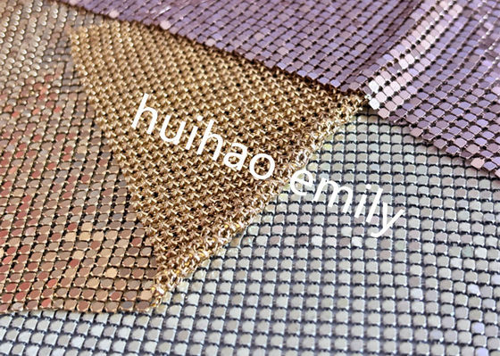 8x8mm Glanzend Aluminium Sequin Metalen Mesh Gordijn Voor Decoratie