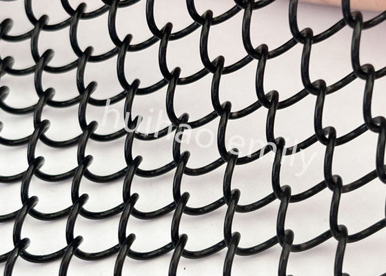 Architectural Aluminium Metal Coil Drapery Mesh voor winkelcentra