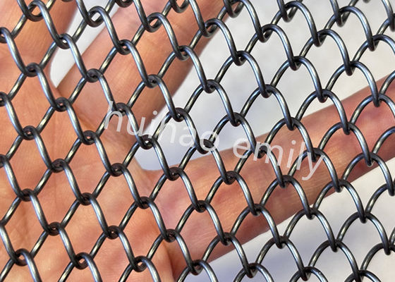 Architectural Aluminium Metal Coil Drapery Mesh voor winkelcentra