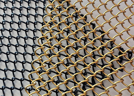 Aluminium metalen draperies, veiligheidsgordijnen met verschillende sporen