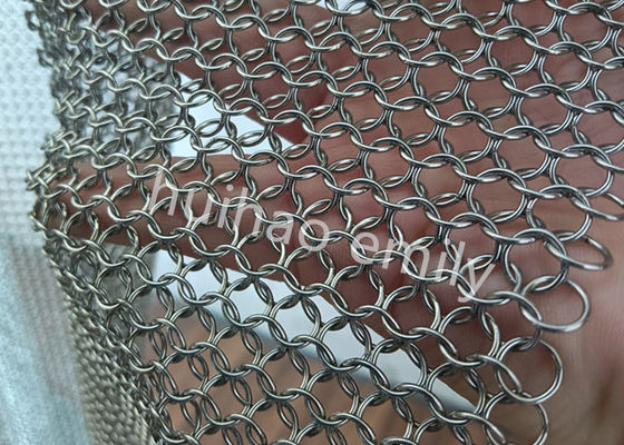 0,8x7 mm gelast type ringgaasgordijn voor interieurdecoratie