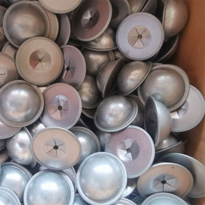Gegalvaniseerd staal 28 mm Dome Cap Washers voor het repareren van 3 mm nagels