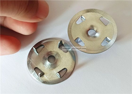 1-1/4&quot; metalen bevestigingswasseren met 4 klauwen voor gipsplaten geëxtrudeerde isolatieplaten thermoplaten vaste achterplaten