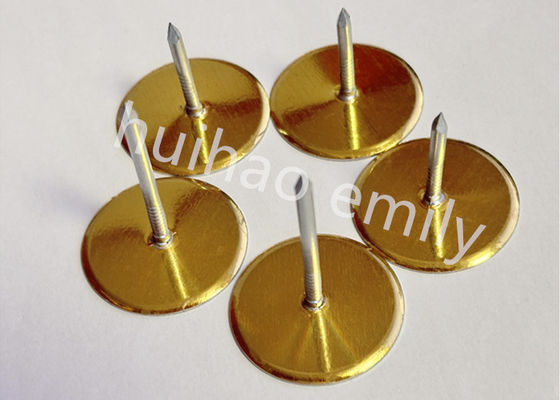38 mm gegalvaniseerd stalen buisvoering koppen met gouden papier