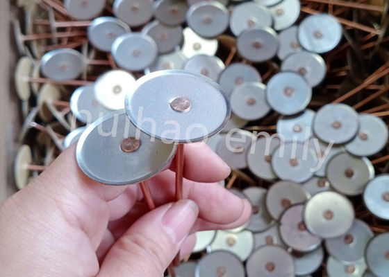 38 mm koperen beklede koppenpinnet voor isolatiebuizen