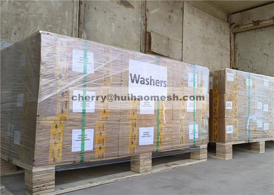 Gegalvaniseerde stalen isolatieplaten voor wasmachines 1-1/4" voor houten of metalen steken