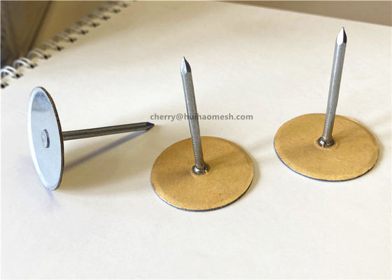 2 &quot;Condensator Discharge Cup Head Weld Pin met geïsoleerde papierwasser voor thermische en akoestische isolatie