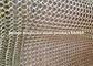 Roestvrij staal 304 Chainmail-het Gordijn van het Ringsnetwerk voor Decoratieve Ruimteverdeler