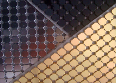 4 mm goudkleurig aluminium doek metalen gaas voor hotelversiering