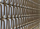 Decoratief de Draadnetwerk van de roestvrij staalkabel, het netwerk van de Bronskunst voor Liftzaal