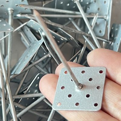 1 "perforated tape GI Steel Isolation Anchor Pins met zachte gegalveerde draadnagel