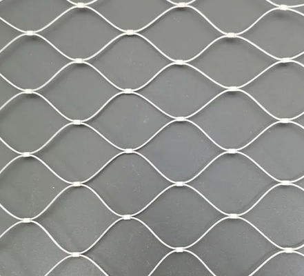 Architectonisch flexibel 2' x 2' SS304 touwnet voor veiligheid