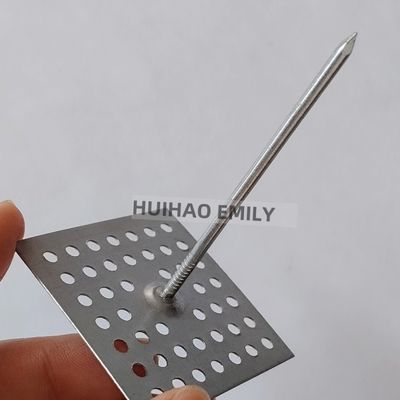 50 mmx50 mm geperforeerde basis isolatie hanger pinnen met zelfvergrendelende wasmachine