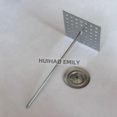 50 mmx50 mm geperforeerde basis isolatie hanger pinnen met zelfvergrendelende wasmachine