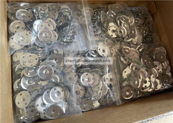 1-1/4" metalen bevestigingswasseren met 4 klauwen voor gipsplaten geëxtrudeerde isolatieplaten thermoplaten vaste achterplaten