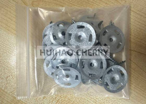 Gegalvaniseerde stalen isolatieplaten voor wasmachines 1-1/4" voor houten of metalen steken