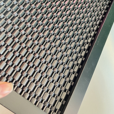Metalen mesh met geborstelde afwerking