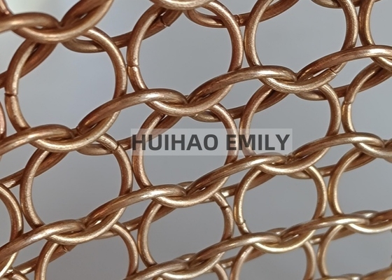 10mm Ronde Ring Kettingmail Draperie Metalen Ring Gaas Gordijn Voor Hoteldecoratie