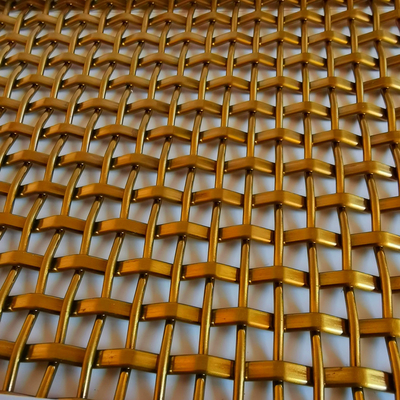 Roestvrij staal Messing draad gaas 2 mm Staaf 5 mm Pitch