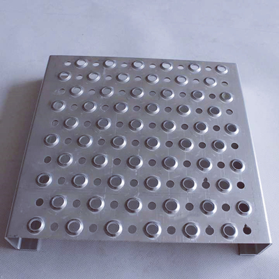 Gegalvaniseerde Veiligheidsroosterplank 182-356mm Breedte Industriële Vloer