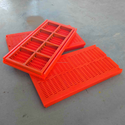 Polyurethane zelfreinigend ontwateringsscherm Mesh 30-40mm dikte