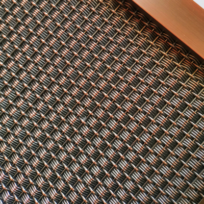 Metalen weefsel met een decoratief gaas voor de bekleding van liften