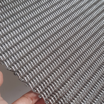 Metalen weefsel met een decoratief gaas voor de bekleding van liften