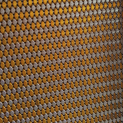 Metalen weefsel met een decoratief gaas voor de bekleding van liften