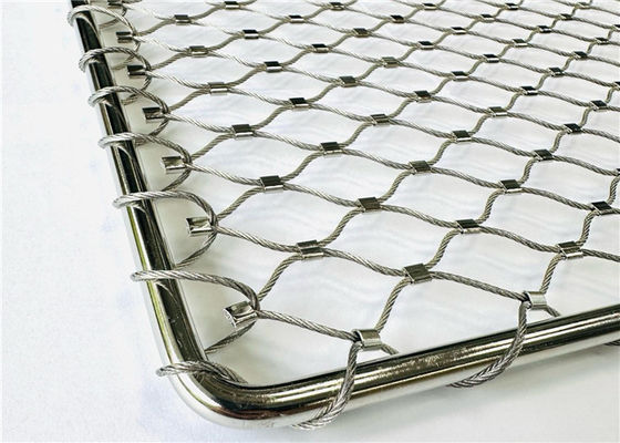 2mm 316 Grade Flexibel Roestvrijstalen Touwgaas Voor Dierenverblijven in de Dierentuin & Vogelnetten