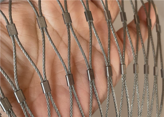 Flexibel & Duurzaam Roestvrijstalen Kabelgaashekwerk voor Leuningvulling