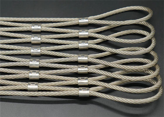 3.0mm Stainless Steel Rope Mesh Fence Fall Preventer Nets Used For Filling of guardrails