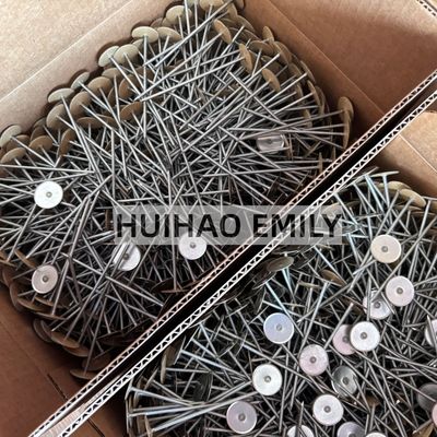 2.7x50mm Kopergecoate Cupkop Isolatie Laspennen Met Borgring