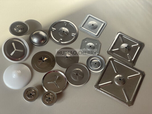 1-1/4" Corrosiebestendige zelfvergrendelende wasmachine 316 roestvrij staal Vierkante vergrendelingswasmachine voor rockwool isolatie