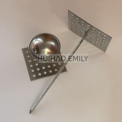 Gegalvaniseerde stalen geperforeerde basis Isolatie spindel pinnen voor maritieme reparatie